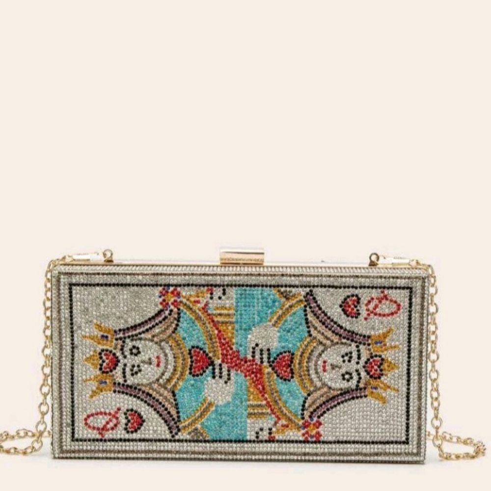 Rhinestone Covered (Queen) Clutch